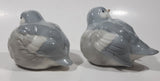 Rare Vintage Capilano Vancouver Grey Birds 4 1/2" Porcelain Figurine Set of 2 Made in Japan