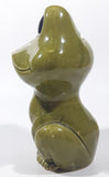 Rare Vintage Sears Robuck Neil The Frog Coin Bank 6 1/2" Tall Ceramic Figurine Made in Japan