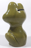 Rare Vintage Sears Robuck Neil The Frog Coin Bank 6 1/2" Tall Ceramic Figurine Made in Japan