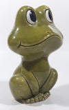 Rare Vintage Sears Robuck Neil The Frog Coin Bank 6 1/2" Tall Ceramic Figurine Made in Japan