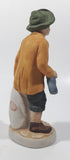 Vintage Hobo Man Holding Bags 7" Tall Porcelain Figurine Made in Japan