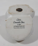 Vintage 1982 Avon Ceramarte 4 1/2" Long White Frog Ceramic Incense Potpourri Holder