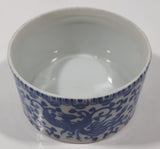Vintage Griffon Bird and Floral Pattern 4" Porcelain Dish with Lid