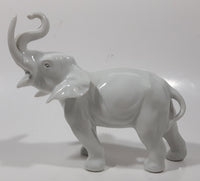White Elephant 6" Long Porcelain Figurine