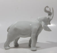 White Elephant 6" Long Porcelain Figurine