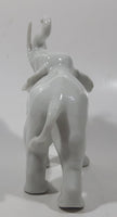 White Elephant 6" Long Porcelain Figurine