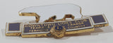 Vintage Lions Club Downtown Terrace, B.C. Canada "Kermodie Country" Polar Bear Themed 1 1/8" x 1 3/4" Enamel Metal Lapel Pin