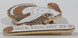 Vintage Lions Club Parma Idaho District 39-W Turkey Carnival 1 3/8" x 1 1/2" Enamel Metal Lapel Pin