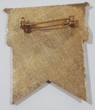 Vintage Lions Club West Bank British Columbia 1 1/2" x 1 3/4" Enamel Metal Lapel Pin