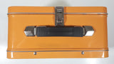 2013 Despicable Me 2 Minions Themed Orange Embossed Tin Metal Lunch Box Container