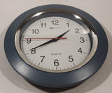 SkyTimer Round 9 3/4" Blue Plastic Wall Clock