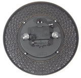 Herald & Barnes House Of Clocks Round 9" Brown Woven Wicker Style Plastic Wall Clock