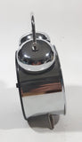 Quartz Reveil Battery Operated Chrome 5 3/4" Tall Twin Bell Alarm Clock