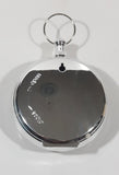 Quartz Pocket Watch Shaped Large 5 3/4" Tall Chrome Wall Clock