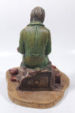 Vintage 1976 Naturecraft "Violin Maker" No. 861 Hand Painted Stoneware Sculpture