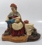 Vintage 1981 Naturecraft "Grandma's Comfort" No. 882 Hand Painted Stoneware Sculpture