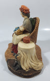 Vintage 1981 Naturecraft "Grandma's Comfort" No. 882 Hand Painted Stoneware Sculpture