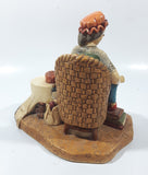 Vintage 1981 Naturecraft "Grandma's Comfort" No. 882 Hand Painted Stoneware Sculpture