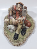 Vintage 1972 Naturecraft "Travellers Rest" No. 827 Hand Painted Stoneware Sculpture