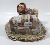 Vintage 1972 Naturecraft "Travellers Rest" No. 827 Hand Painted Stoneware Sculpture