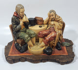 Vintage 1970s Naturecraft "Doctor's Dilemma" No. 854 Hand Painted Stoneware Sculpture