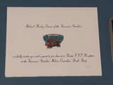 06/28/00 Vancouver Grizzlies NBA Molson Draft Party Invitation From Owner Michael Hensley and V.I.P. Pass Card 8 1/2" x 12" Frame