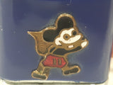 Rare Vintage Auer Mickey Mouse Miniature Blue Lighter with Orange Tassle Made in Japan