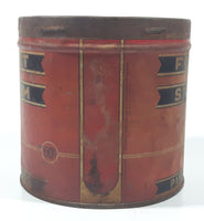 Antique Forest and Stream Pipe Tobacco Mallard Duck Themed Red 4 1/8" Tall 60 Cent Tin Metal Can