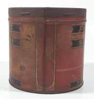 Antique Forest and Stream Pipe Tobacco Mallard Duck Themed Red 4 1/8" Tall 60 Cent Tin Metal Can