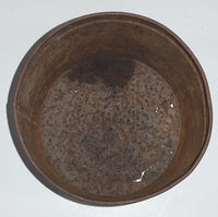 Antique Forest and Stream Pipe Tobacco Mallard Duck Themed Red 4 1/8" Tall 60 Cent Tin Metal Can