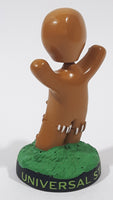 2012 DreamWorks Animation Universal Studios Shrek 4-D Gingy Character 3" Tall Mini Bobble Head Figurine