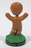 2012 DreamWorks Animation Universal Studios Shrek 4-D Gingy Character 3" Tall Mini Bobble Head Figurine