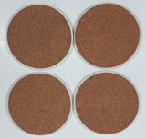 Vancouver Canucks NHL Ice Hockey 4 1/4" Round Cork Backed Ceramic Drink Coaster Set of 4