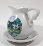 Vintage Green Gables Cavendish Prince Edward Island 4 1/2" Tall Miniature Ceramic Pitcher Bowl and Jug