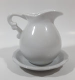 Vintage Green Gables Cavendish Prince Edward Island 4 1/2" Tall Miniature Ceramic Pitcher Bowl and Jug
