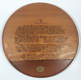 Panorama Products "Story of the Frog" Pacific North West Aboriginal Art Handcrafted 13 7/8" Round Western Red Cedar Wood Plaque