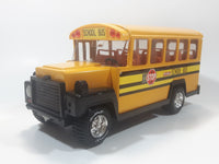 2005 Buddy L Imperial Toy Corporation School Bus Yellow 9 1/4" Long Pressed Steel Toy Car Vehicle with Opening Door