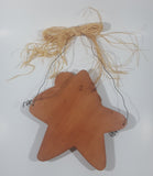 Catch A Falling Star... 9 1/4" x 9 1/2" Folk Art Wood Plaque Wall Hanging