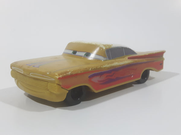 2006 Disney Pixar Cars Ramone '59 Impala Gold Plastic Toy Car Vehicle