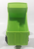 Tonka Dump Truck Bright Green Pressed Steel and Plastic Die Cast Toy Car Vehicle 3721 Made in Macau