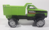 Tonka Dump Truck Bright Green Pressed Steel and Plastic Die Cast Toy Car Vehicle 3721 Made in Macau