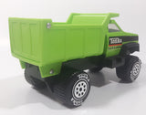 Tonka Dump Truck Bright Green Pressed Steel and Plastic Die Cast Toy Car Vehicle 3721 Made in Macau