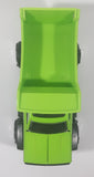 Tonka Dump Truck Bright Green Pressed Steel and Plastic Die Cast Toy Car Vehicle 3721 Made in Macau