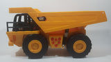 1990s Toy State CAT Caterpillar Dump Truck 12" Long Yellow Lights and Sound Plastic Toy Car Vehicle