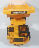 1990s Toy State CAT Caterpillar Dump Truck 12" Long Yellow Lights and Sound Plastic Toy Car Vehicle