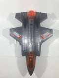 Special Force Lockheed F-22 Raptor 17 1/2" Lights and Sound Plastic Toy Fighter Jet Airplane Missing One Missile