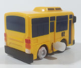 Tayo YoungJin School Bus 02 Yellow Wind Up Plastic Toy Car Vehicle