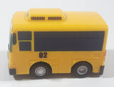 Tayo YoungJin School Bus 02 Yellow Wind Up Plastic Toy Car Vehicle