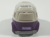KidsMania Happy Van Purple Bus Plastic Pull Back Toy Car Candy Vehicle