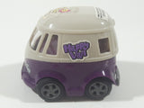 KidsMania Happy Van Purple Bus Plastic Pull Back Toy Car Candy Vehicle